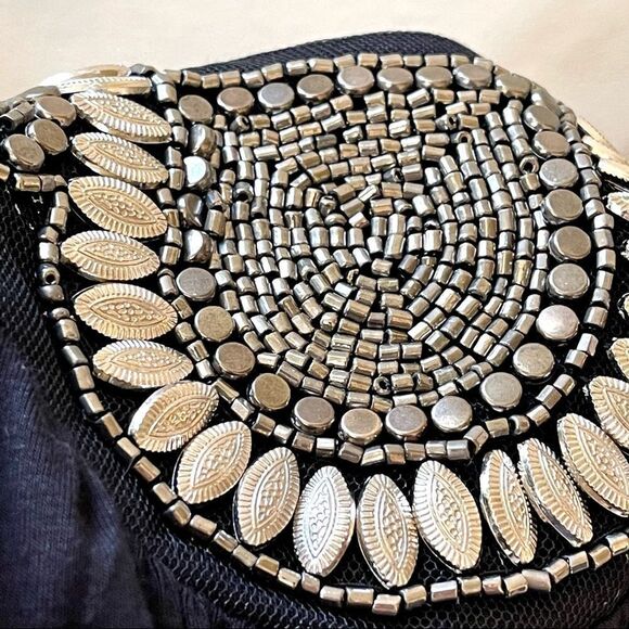 NWT White Mark Beaded Sharkbite Top U1D13 - Picture 5 of 8